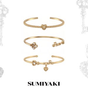 gold cuff set