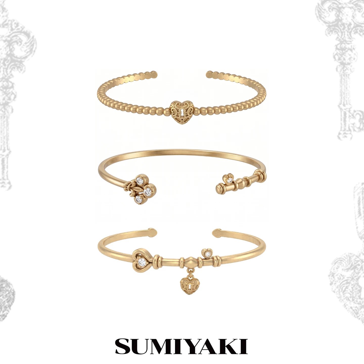 gold cuff set gold cuff set