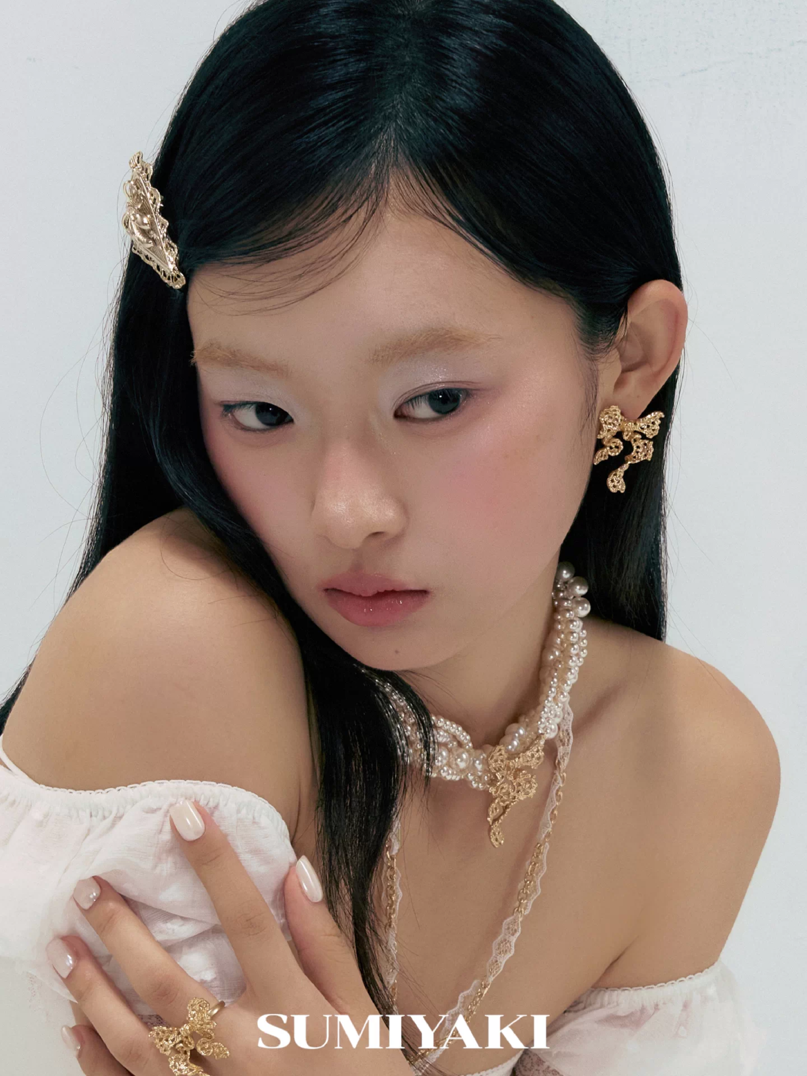 lace bow drop studs 01 lace bow drop studs 01