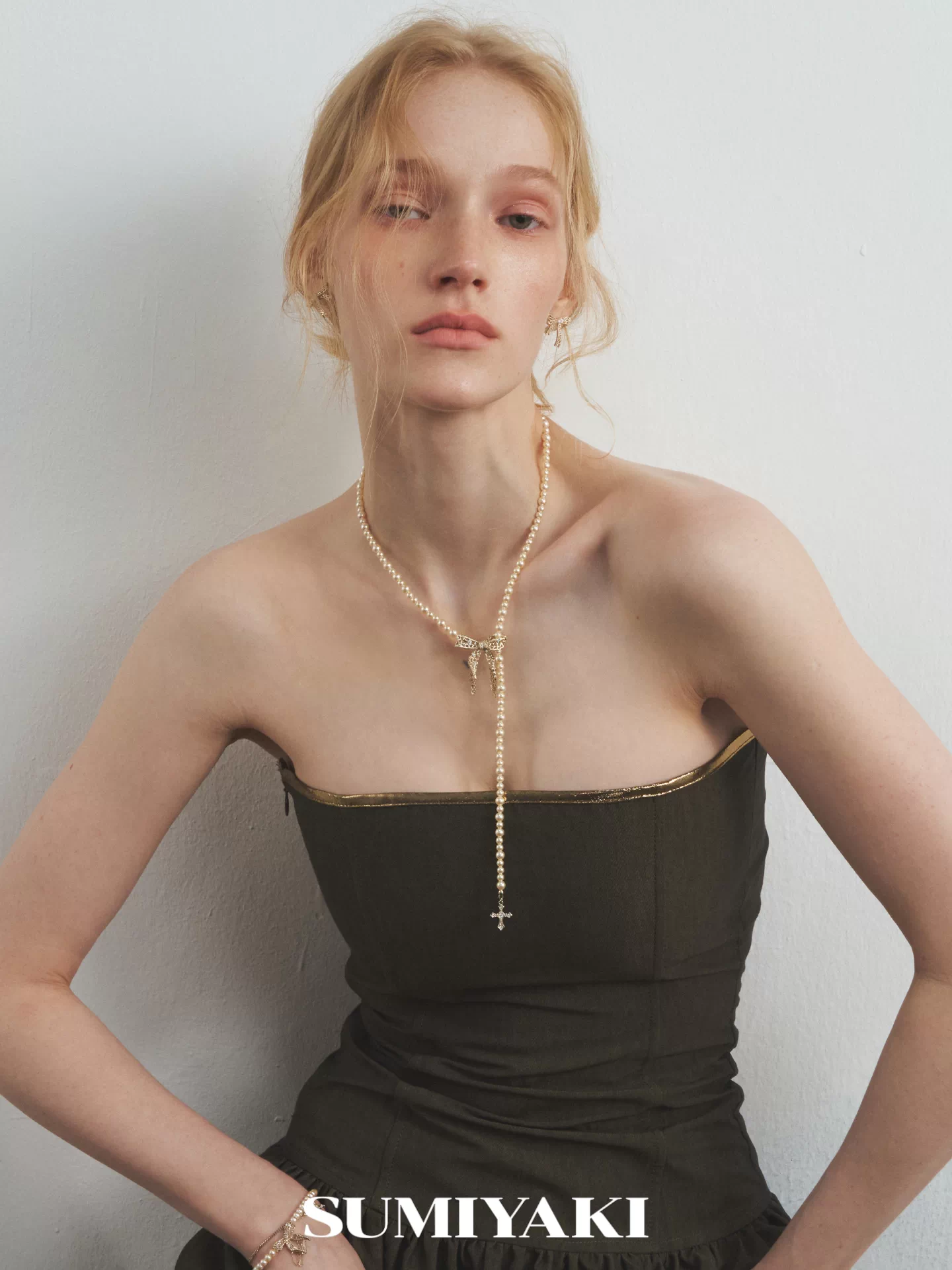 pearl bow y necklace2 pearl bow y necklace2