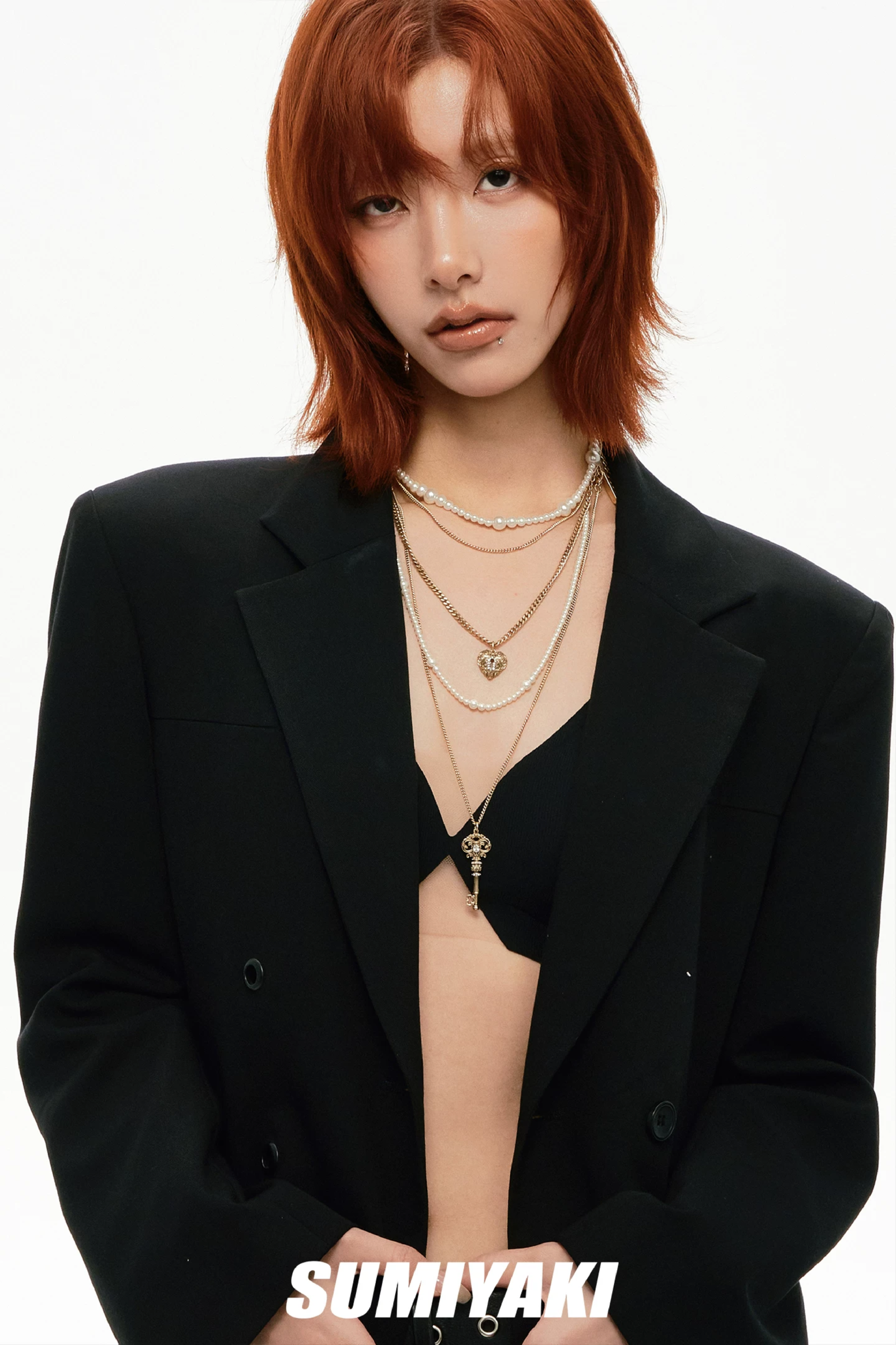 tiered key necklace 02 tiered key necklace 02