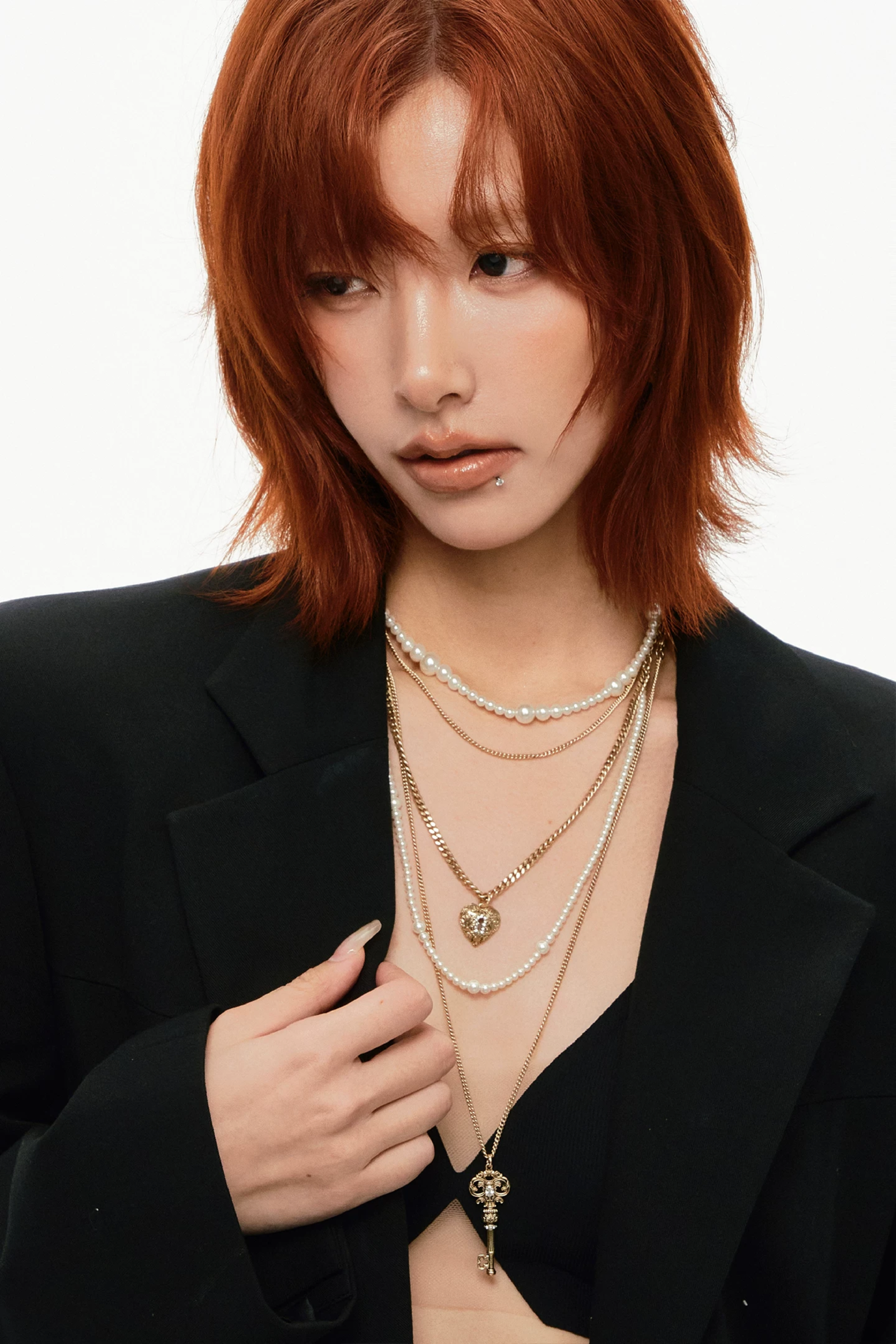 tiered key necklace 03 tiered key necklace 03